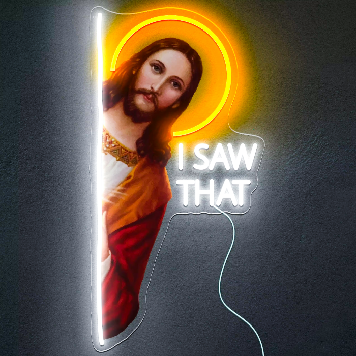 Funny Jesus Wall Light