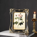 Black and Gold Antique Picture Frame