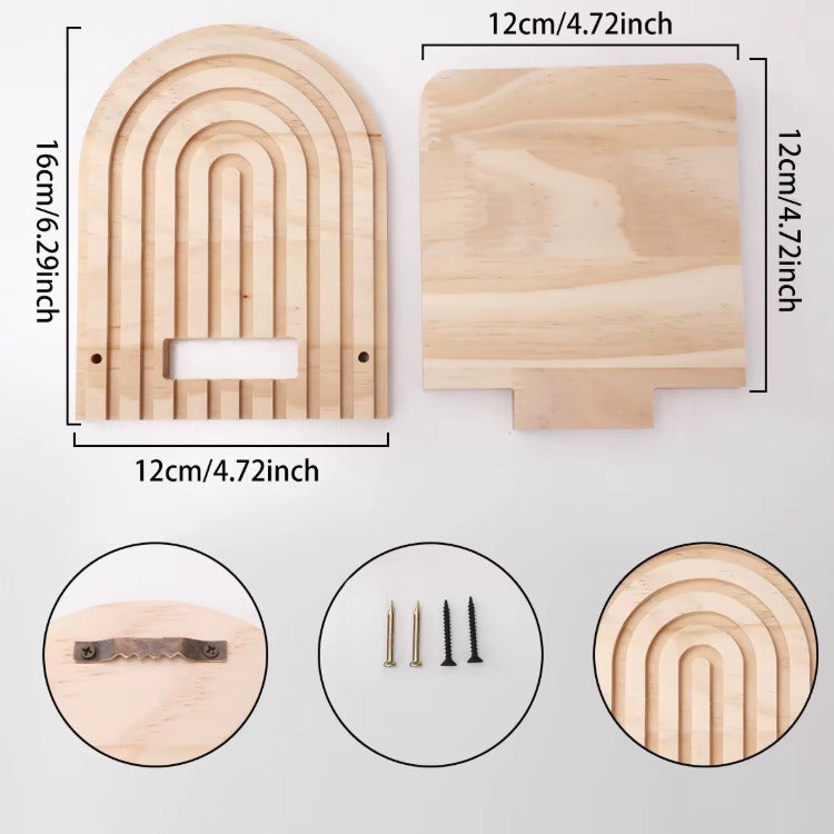 Rainbow Arch Wall Shelf