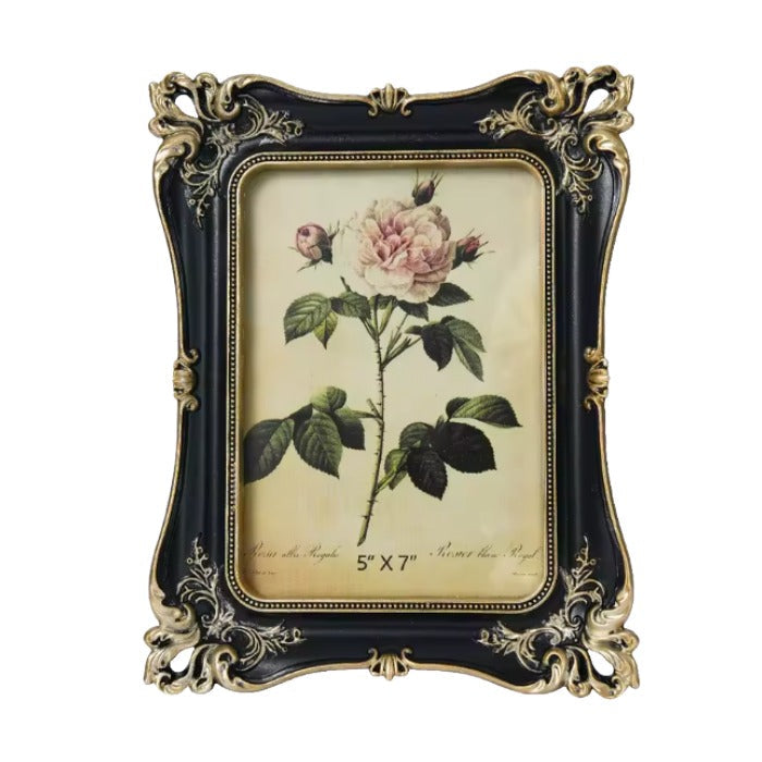 Black and Gold Antique Picture Frame