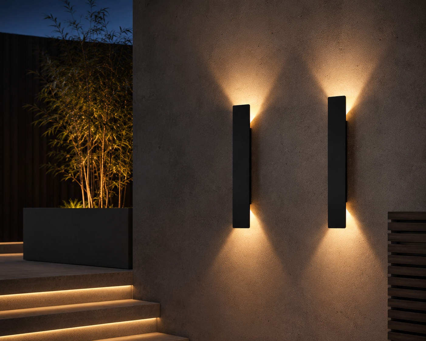 BladeGlow — Modern Outdoor LED Wall Sconce