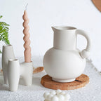 Abstract Triple Ceramic Candle Holder