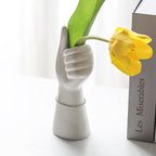 Arm Shaped Ceramic Vase