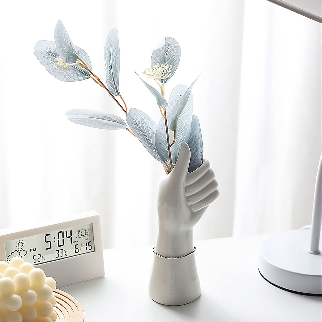Arm Shaped Ceramic Vase