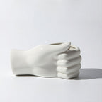 Arm Shaped Ceramic Vase