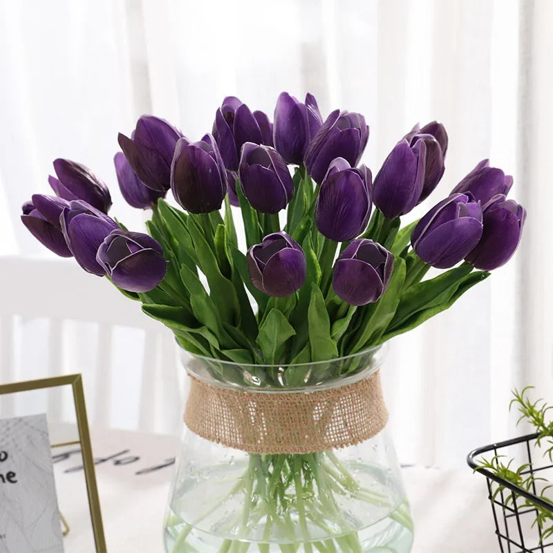 Artificial Tulip Flowers Bouquet