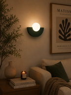 CradleGlow — Moon Globe LED Wall Sconce