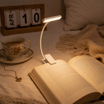 FlexGlow — Rechargeable Gooseneck LED Book Light