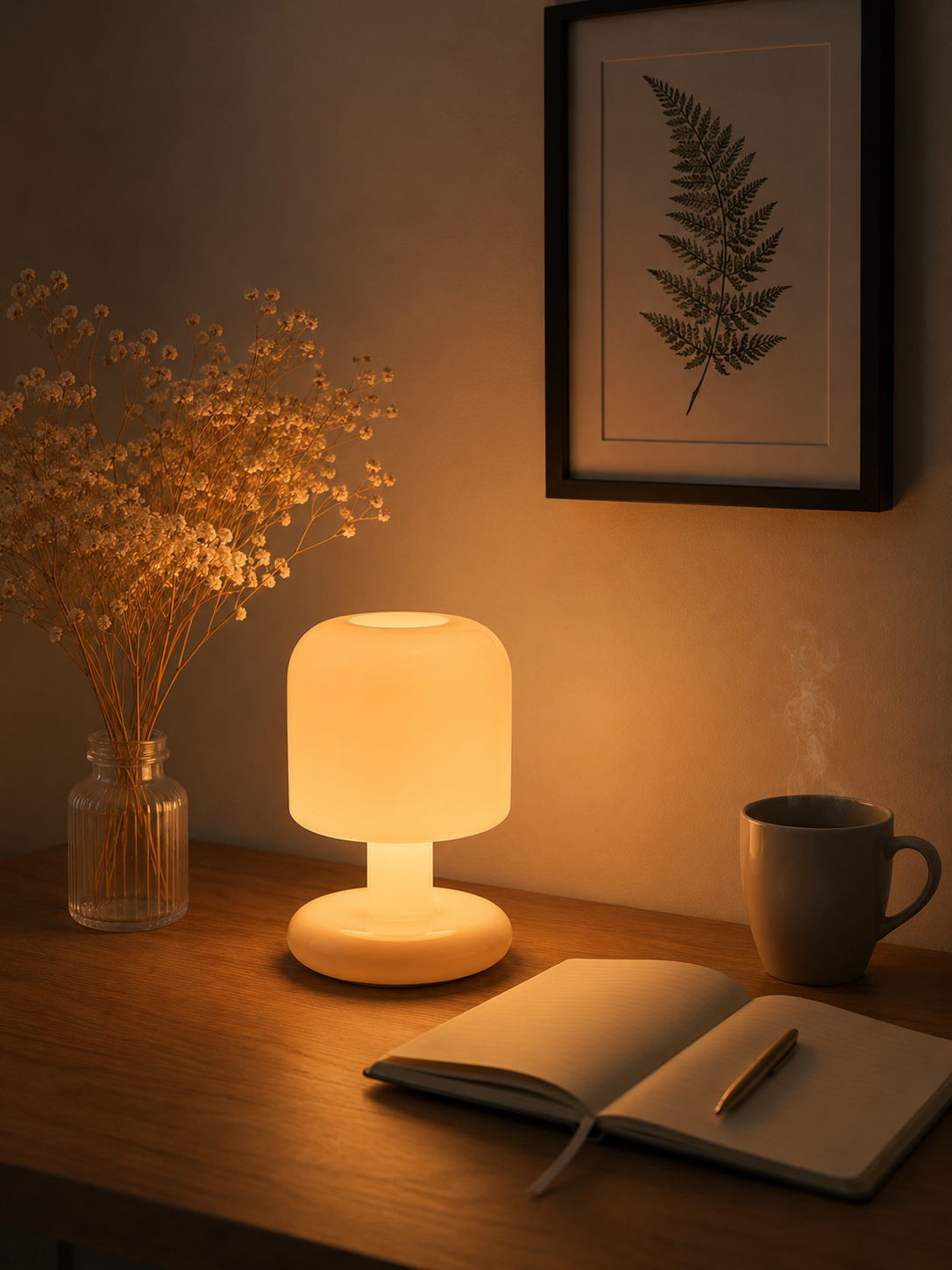 SunsetGlow — Rechargeable Touch Bedside Lamp