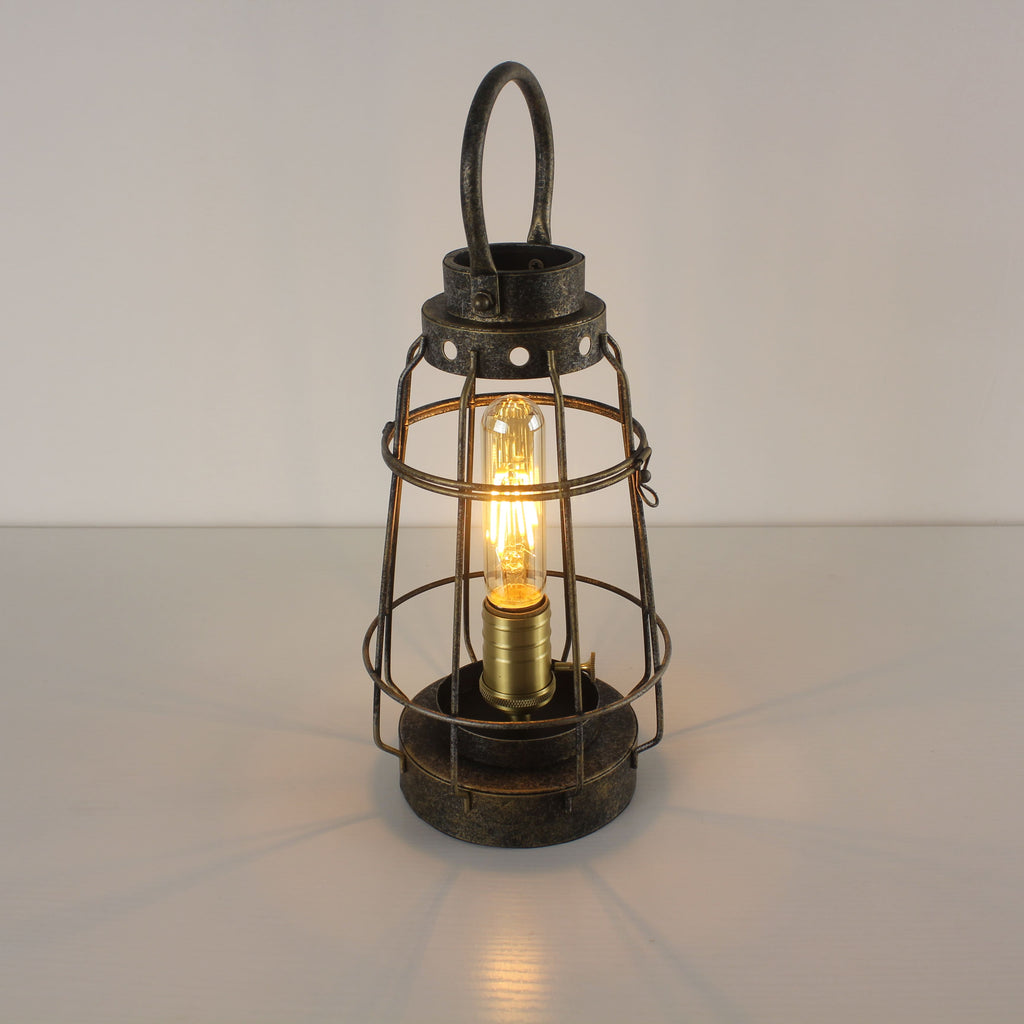Battery Powered Metal Cage LED Lantern