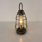 Battery Powered Metal Cage LED Lantern