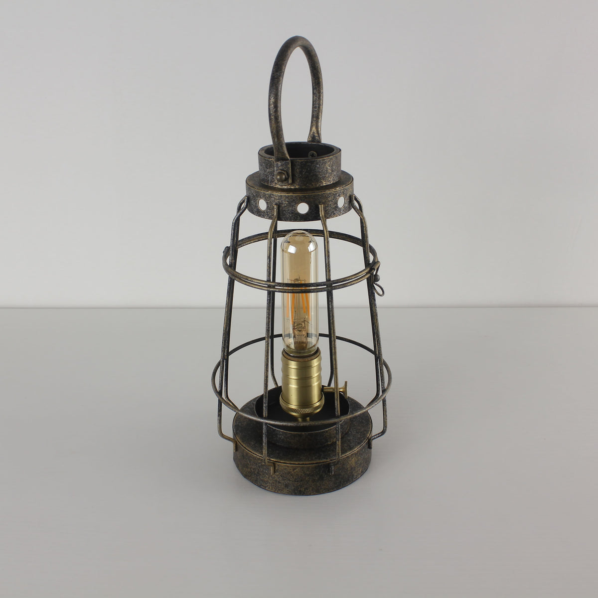 Battery Powered Metal Cage LED Lantern