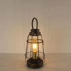 Battery Powered Metal Cage LED Lantern
