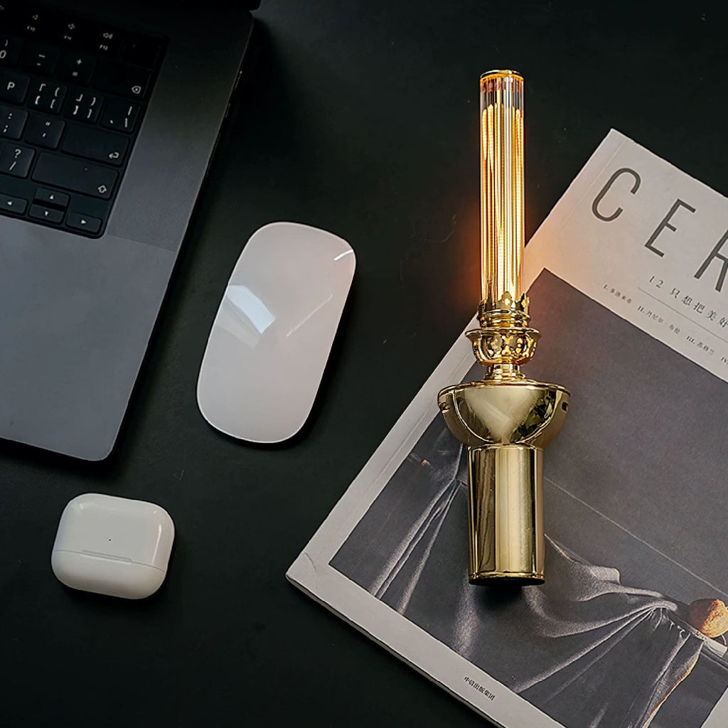 Vintage Rechargeable LED Oil Lamp