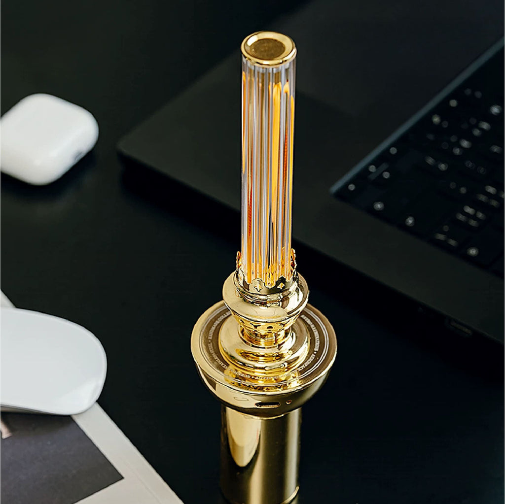 Vintage Rechargeable LED Oil Lamp