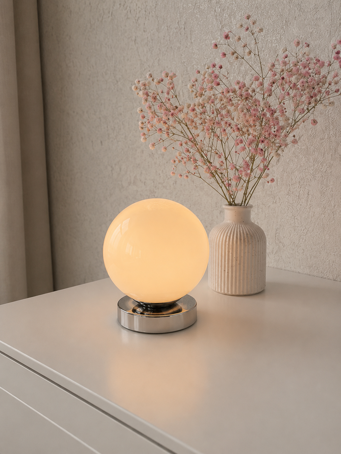 OrbGlow — Vintage Glass Globe Table Lamp