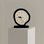 B&W Irregular Minimalist Desk Clock