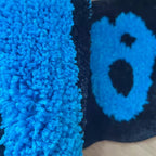 Blue Cookies Tufted Accent Rug