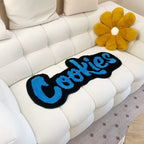 Blue Cookies Tufted Accent Rug