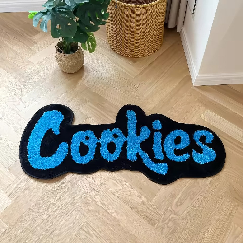 Blue Cookies Tufted Accent Rug