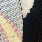 Burning 8 Ball Accent Rug
