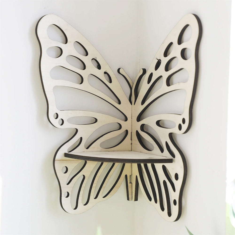 Butterfly Wings Corner Shelf