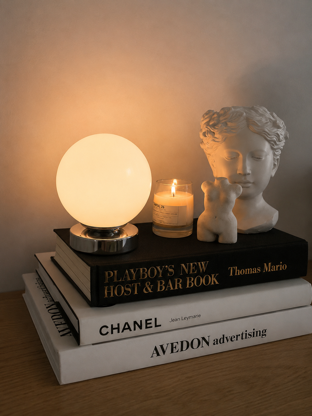 OrbGlow — Vintage Glass Globe Table Lamp