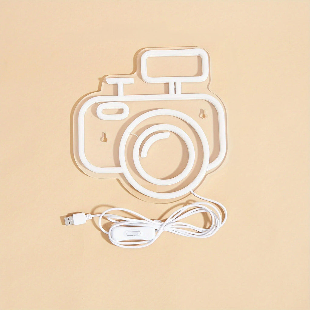 Camera LED Neon Wall Sign