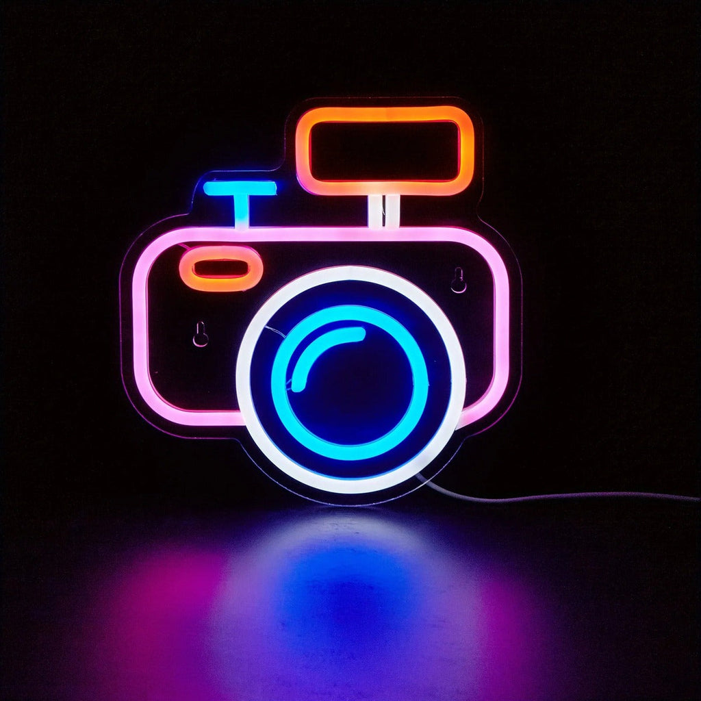 Camera LED Neon Wall Sign