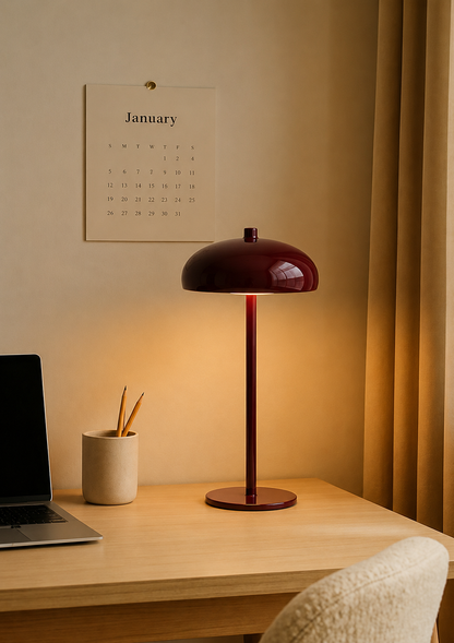 CapGlow — Rechargeable Mushroom Touch Lamp