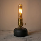 Industrial Cordless Cement Edison Table Lamp for Restaurant & Bar
