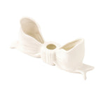 Ceramic Bow-Shaped Candle Holder