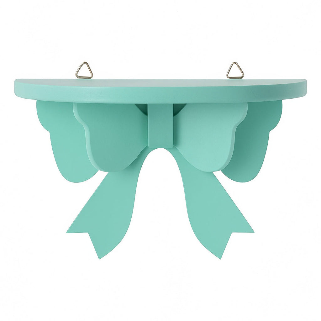 Coquette Bow-Shaped Wooden Shelf