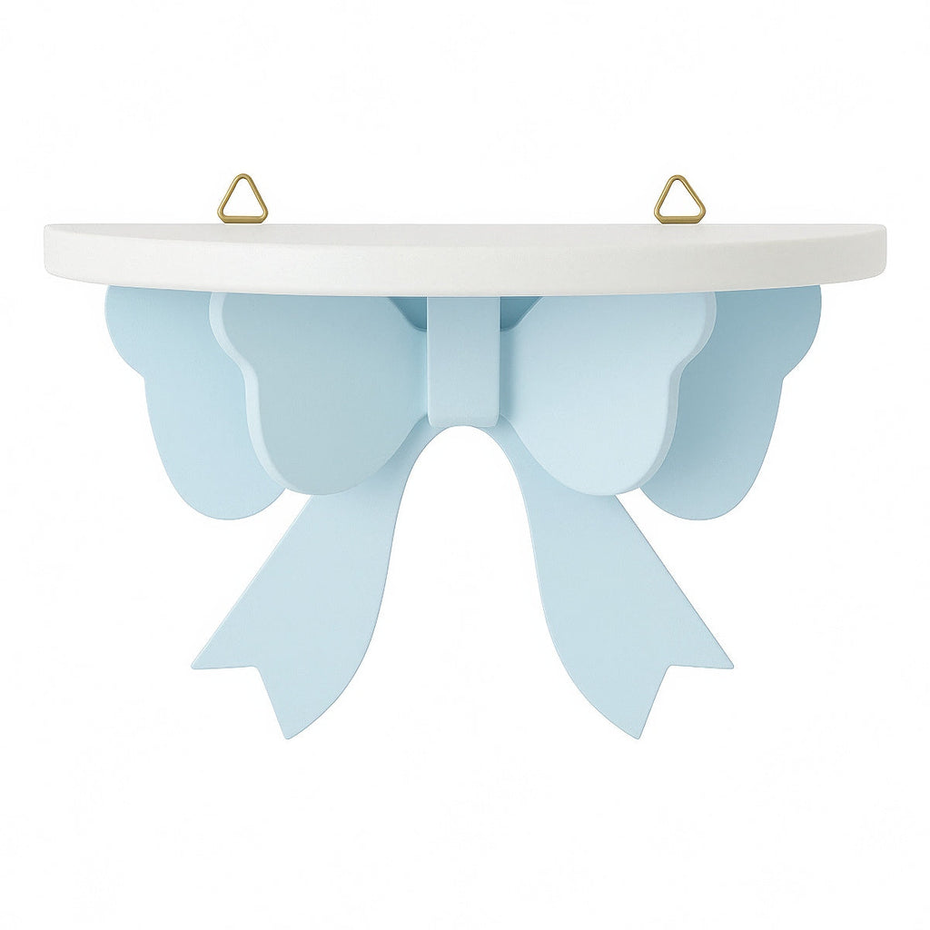 Coquette Bow-Shaped Wooden Shelf