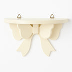 Coquette Bow-Shaped Wooden Shelf