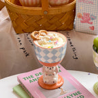 Coquette Bunny Pedestal Cup