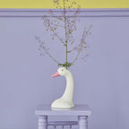 Coquette Aesthetic Goose Ceramic Vase