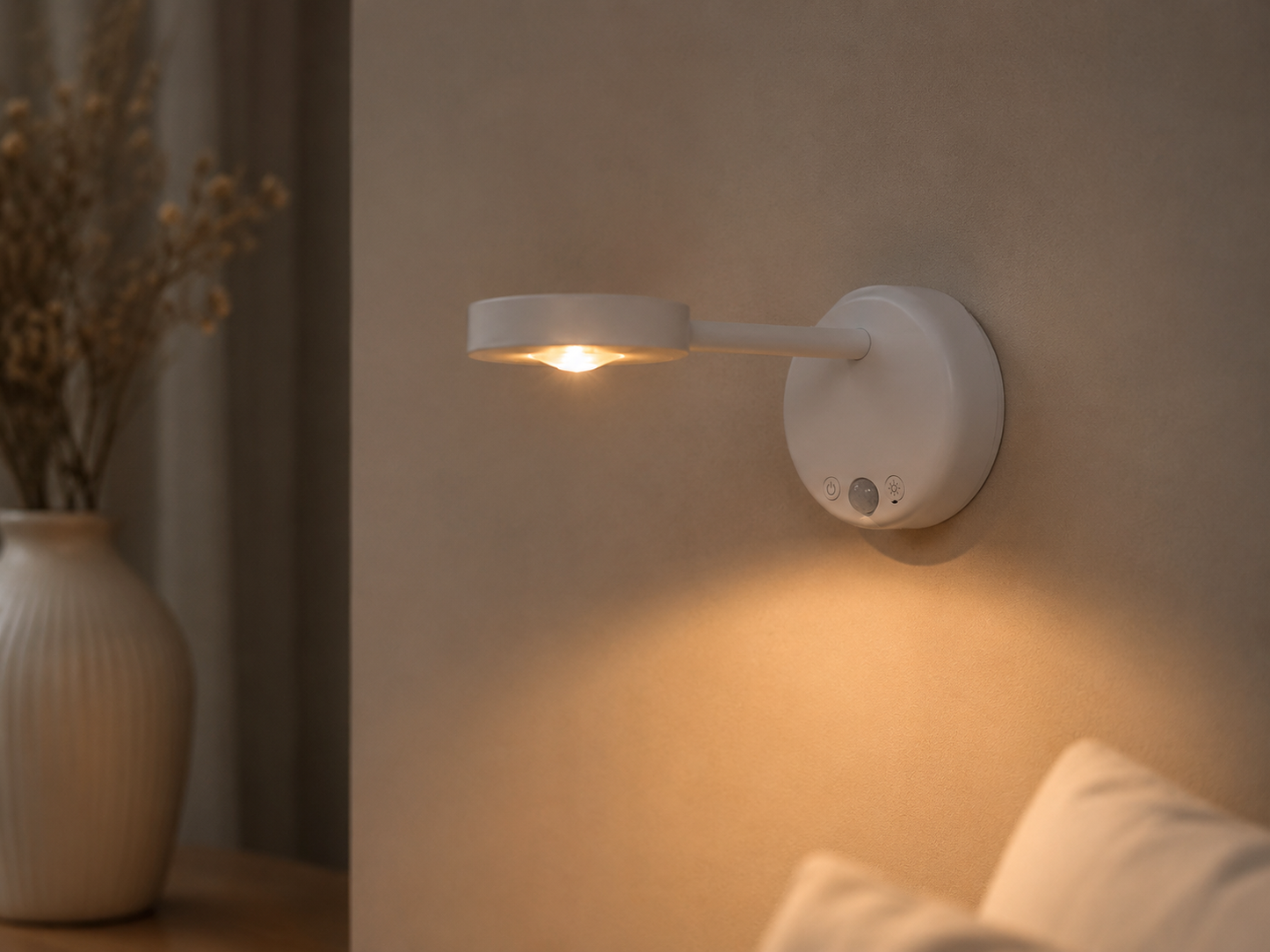 SpotGlow — Rechargeable Motion Sensor Spotlight