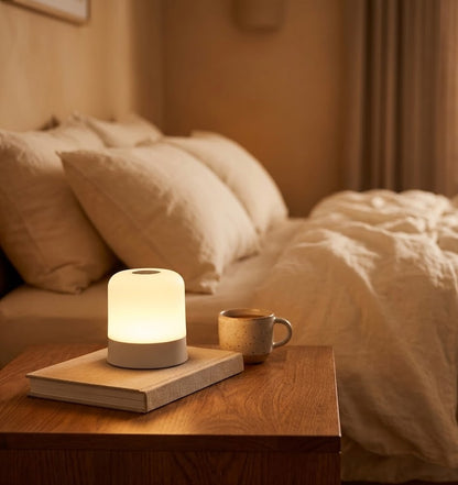 TouchGlow — Rechargeable LED Night Light with Remote,Compact Table Lamp, Dimmable, USB-C