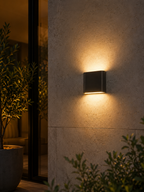 PillowGlow — Rounded Outdoor LED Wall Sconce