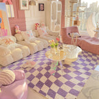 Pastel Curvy Checker Carpet