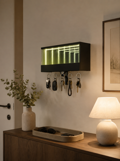KeyPortal — Infinity Mirror LED Key Holder