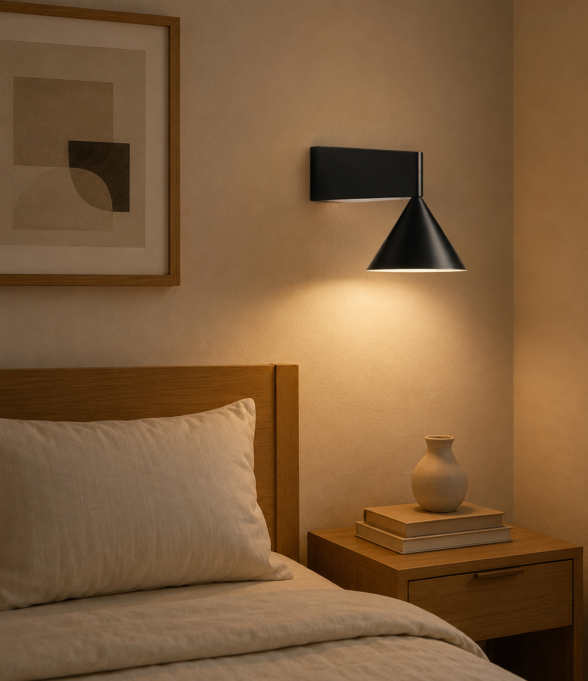 ConeGlow — Italian Minimalist Cone Wall Sconce