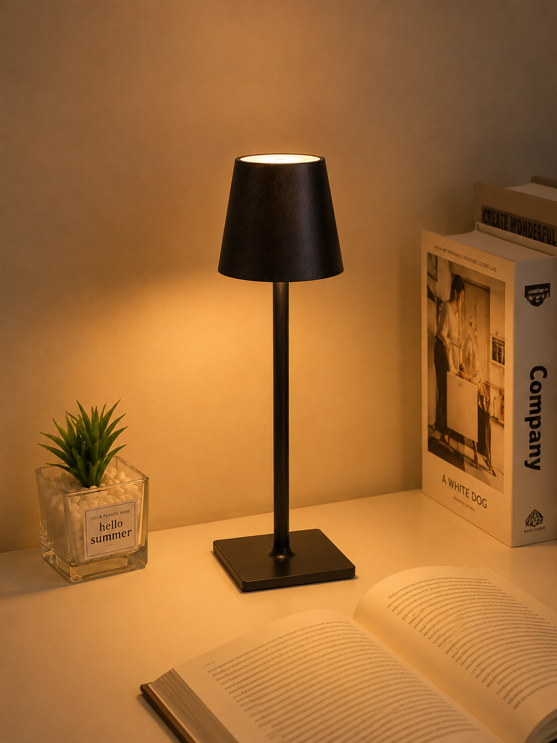 PoldiGlow — Cordless Rechargeable Table Lamp