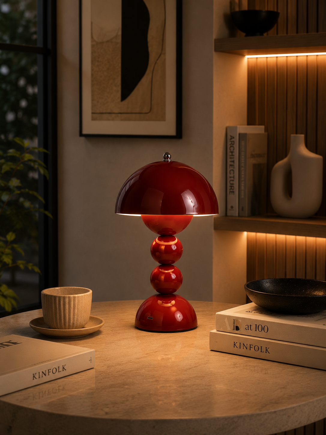 PebbleGlow — Sculptural Rechargeable Table Lamp