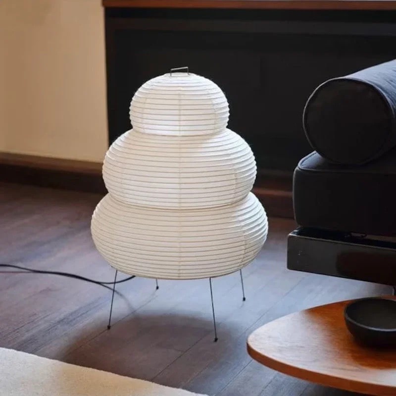 Layered Japanese Paper Lamp