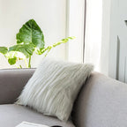 Dusty Faux Fur Cushion Cover