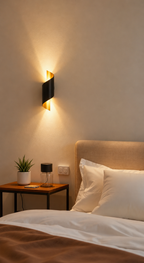 TwistGlow — Spiral Outdoor LED Wall Sconce
