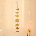Forged Gold Vertical Moon Phases Wall Decor