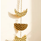 Forged Gold Vertical Moon Phases Wall Decor
